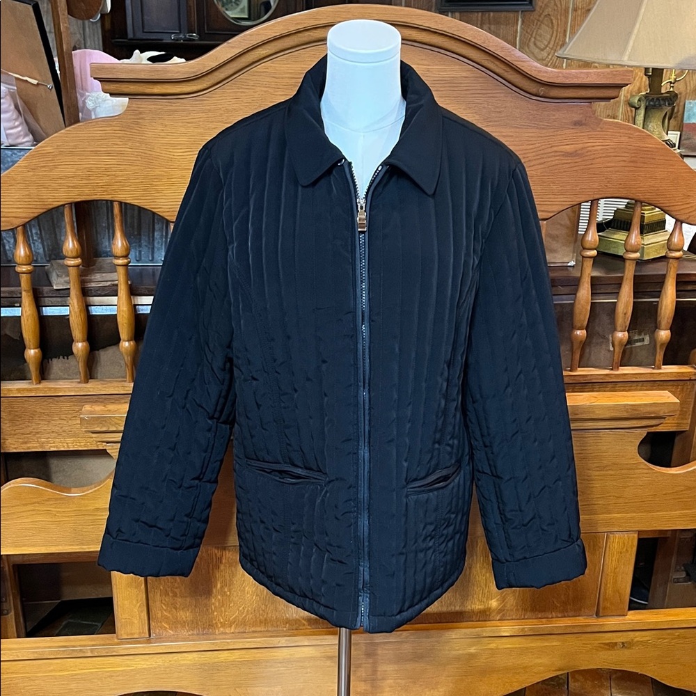 Esprit XL Black quilted Jacket Classic/Warm/Car coat/Practical